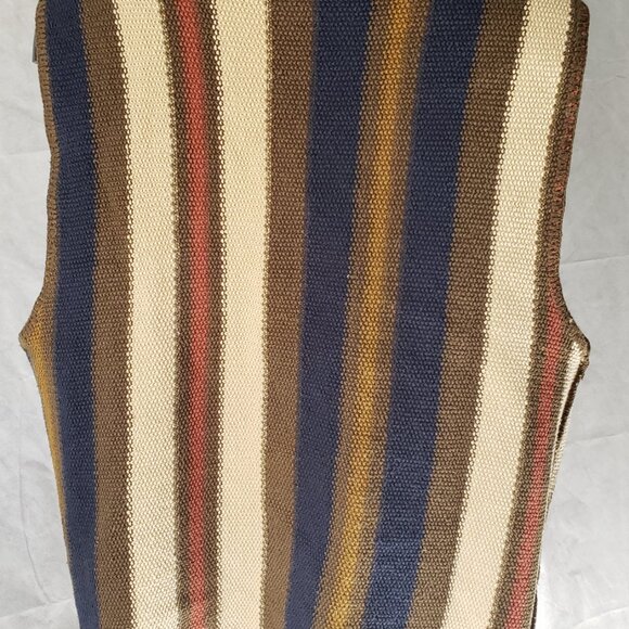 Structure Retro Cardigan 90s Sweater Button Vest Men XL Eclectic Grandpa V-Neck - Picture 12 of 16